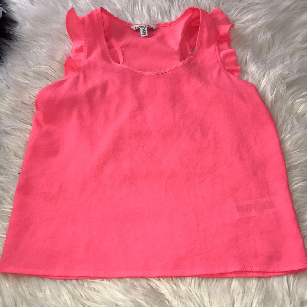 6️⃣ for $2️⃣5️⃣ | Girls Silky Ruffle-Sleeve Top